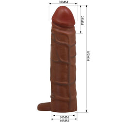 Gaine d'extension réaliste +2,5 cm veinée — emballage