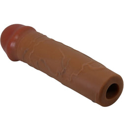Gaine d'extension réaliste +2,5 cm veinée — vue de profil