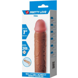 Gaine d'extension réaliste +2,5 cm veinée — emballage