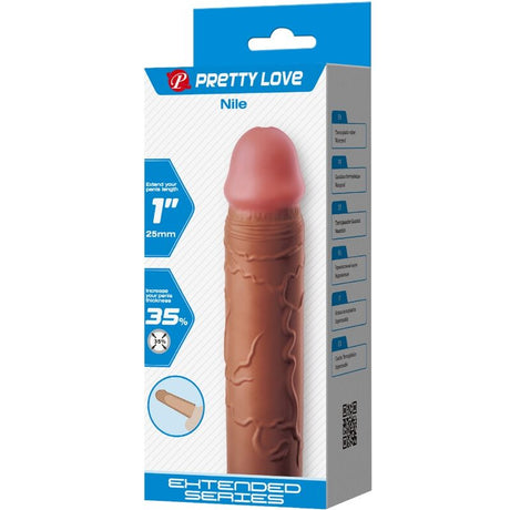 Gaine d'extension réaliste +2,5 cm veinée — emballage