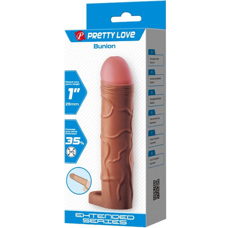 Gaine d'extension réaliste +2,5 cm veinée — emballage
