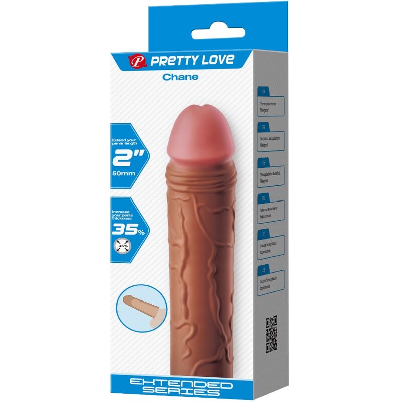 Gaine d'extension réaliste +5 cm veinée — emballage