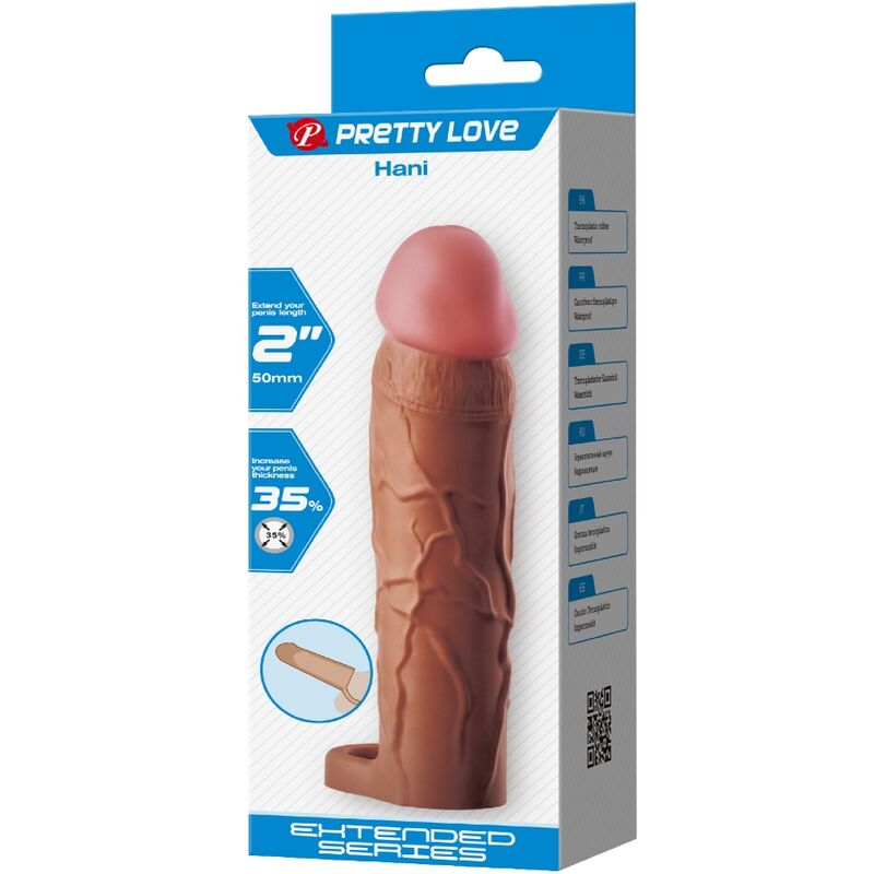 Gaine d'extension réaliste +5 cm veinée — emballage