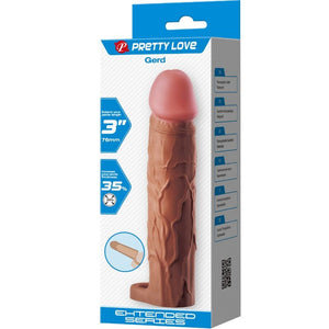 Gaine d'extension réaliste +7,6 cm veinée — emballage