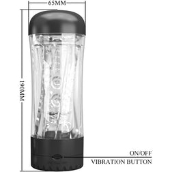 PRETTY LOVE MASTURBATEUR HOMME TAMARA VIBRATEUR MULTI VITESSES NOIR