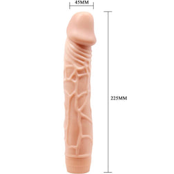 Realistischer Dildo Bob, 22,5 cm — Rückansicht