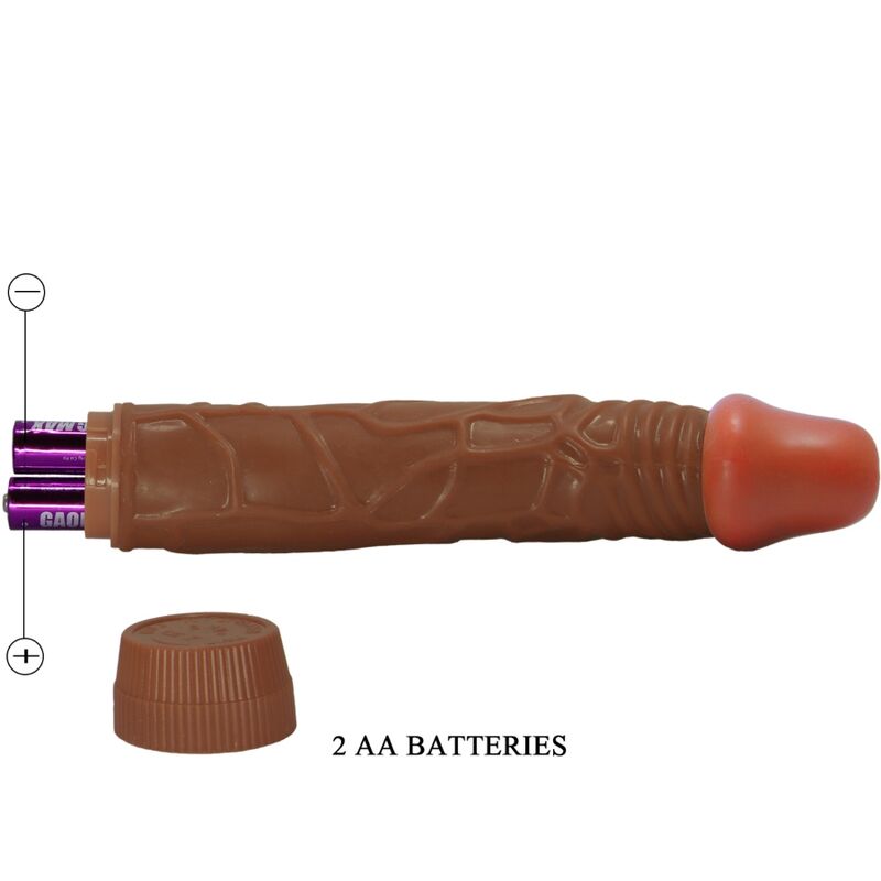 BAILE VIBRATEUR REALISTE BOB 225 CM MULATRE