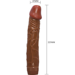 BAILE VIBRATEUR REALISTE BOB 225 CM MULATRE