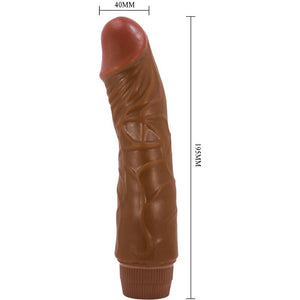BAILE REALISTISCHER VIBRATOR JEFF 195 CM MULATTO