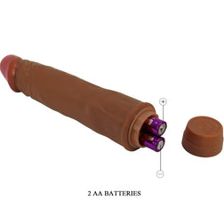 BAILE VIBRATEUR REALISTE NAIN 21 CM MULATRE