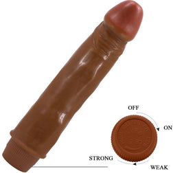 BAILE VIBRATEUR REALISTE NAIN 21 CM MULATRE