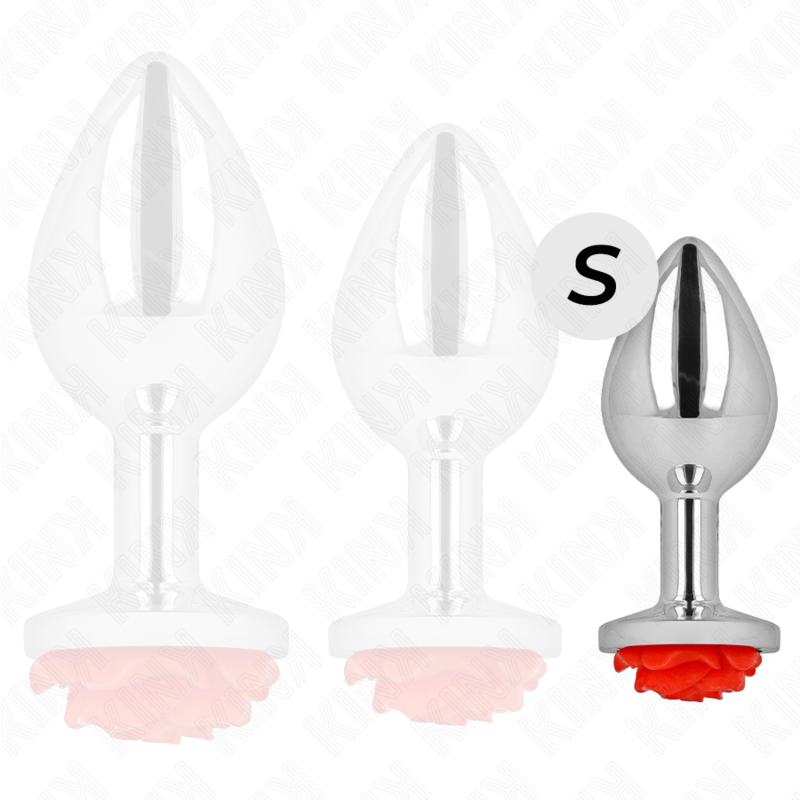 KINK PLUG ANAL ROSE ROUGE TAILLE S