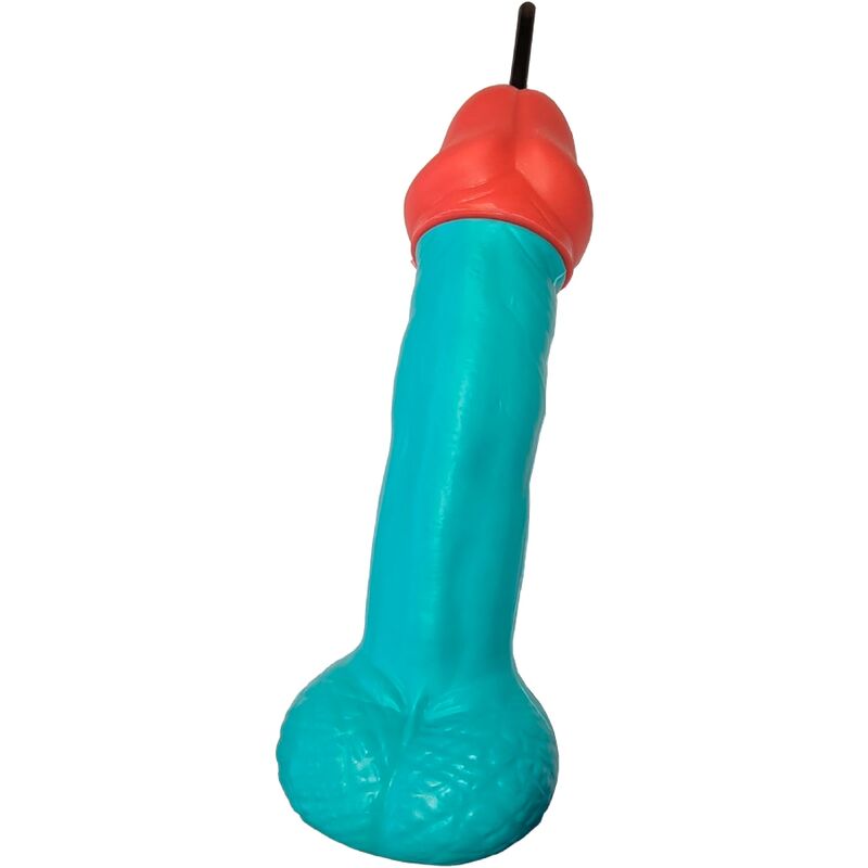 DIABLO PICANTE COUPE PENIS EN PLASTIQUE BLEU