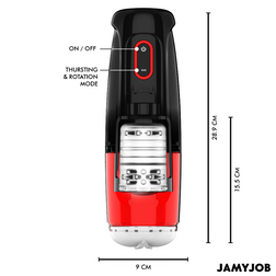 JAMYJOB AUTOMATIC VAGINA MASTURBATOR STORM 10 ROTATION AND THRUSTING MODES