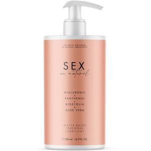 Lubrifiant eau acide hyaluronique et prébiotique 500 ml — Sex Au Naturel · Bijoux Au Naturel · Lubrifiants