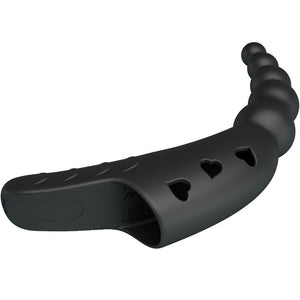 PRETTY LOVE JORDIN FINGER VIBRATOR 10 VIBRATIONS NOIR