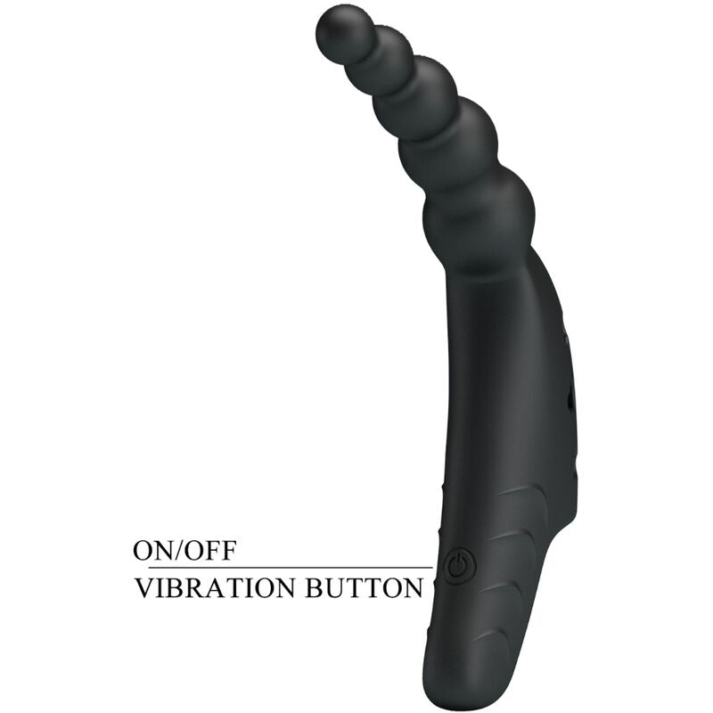 PRETTY LOVE JORDIN FINGER VIBRATOR 10 VIBRATIONS NOIR
