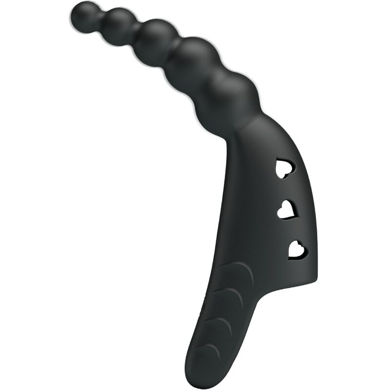 PRETTY LOVE JORDIN FINGER VIBRATOR 10 VIBRATIONS NOIR