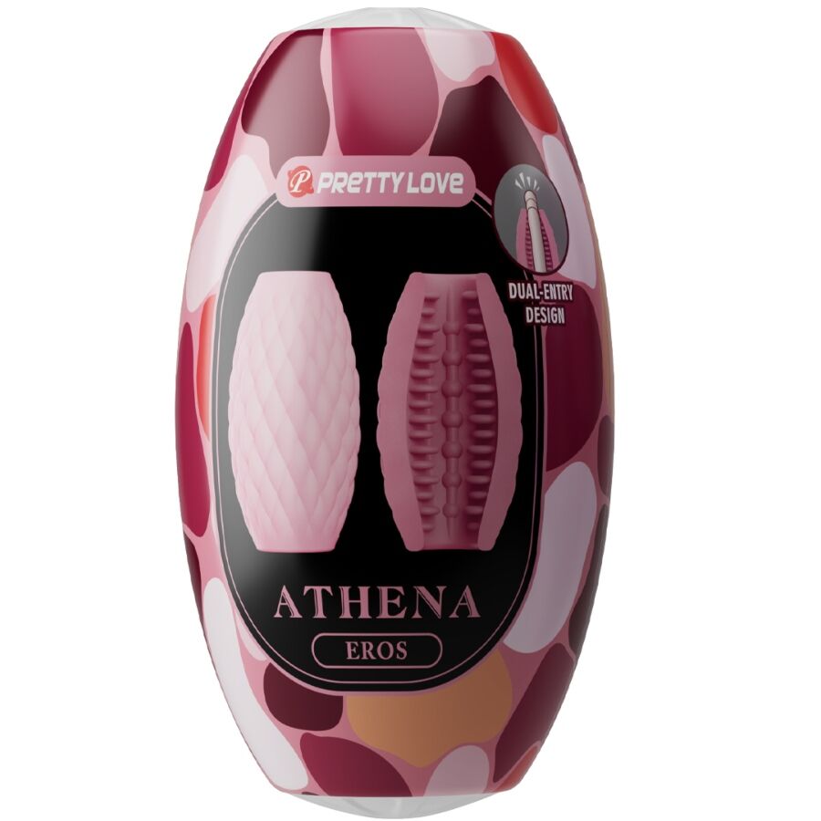 PRETTY LOVE MASTURBATEUR POUR HOMME EN SILICONE ATHENA EROS ROSE