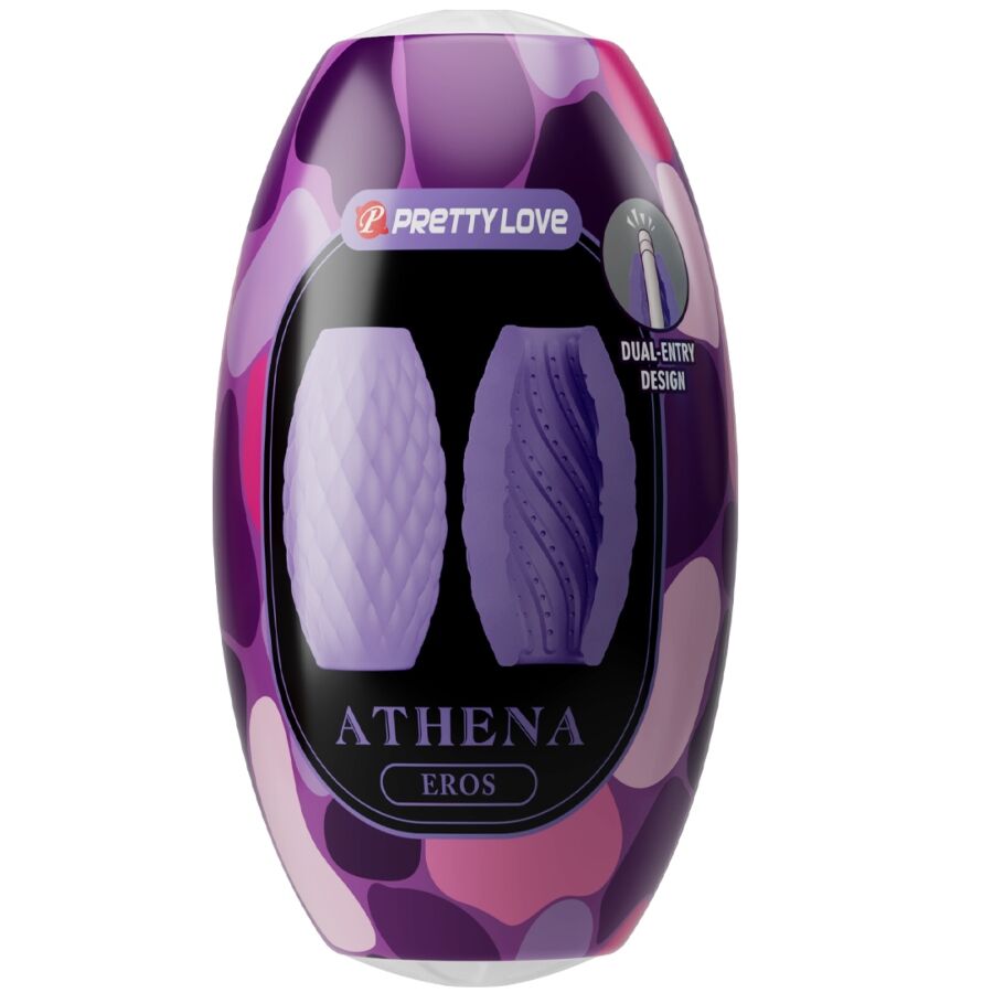 PRETTY LOVE MASTURBATEUR POUR HOMME EN SILICONE ATHENA EROS VIOLET