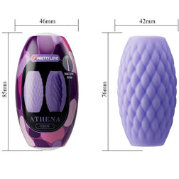 PRETTY LOVE MASTURBATEUR POUR HOMME EN SILICONE ATHENA EROS VIOLET