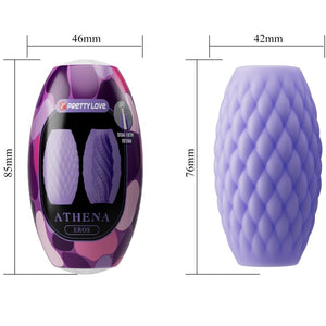 PRETTY LOVE MASTURBATEUR POUR HOMME EN SILICONE ATHENA EROS VIOLET