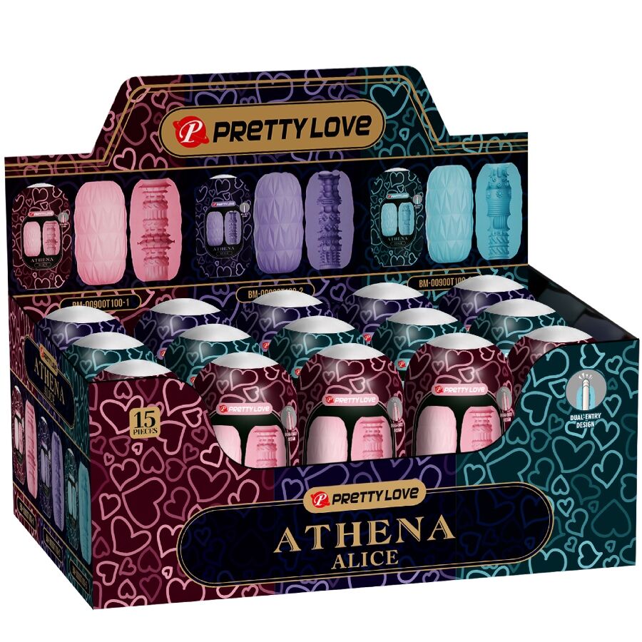 PRETTY LOVE ATHENA ALICE PACK 15 MASTURBATEURS MASCULINS DIVERS