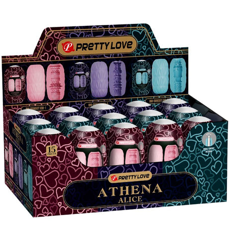 PRETTY LOVE ATHENA ALICE PACK 15 MASTURBATEURS MASCULINS DIVERS