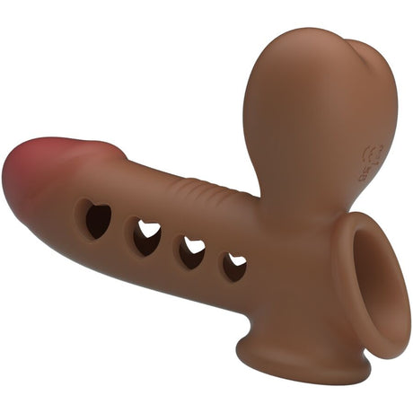 Gros plan sur la texture de l'accessoire Chocolat