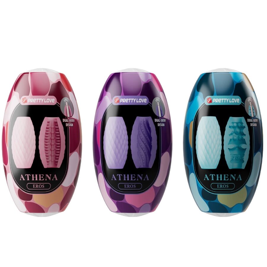 PRETTY LOVE ATHENA EROS PACK 15 MASTURBATEURS MASCULINS DIVERS