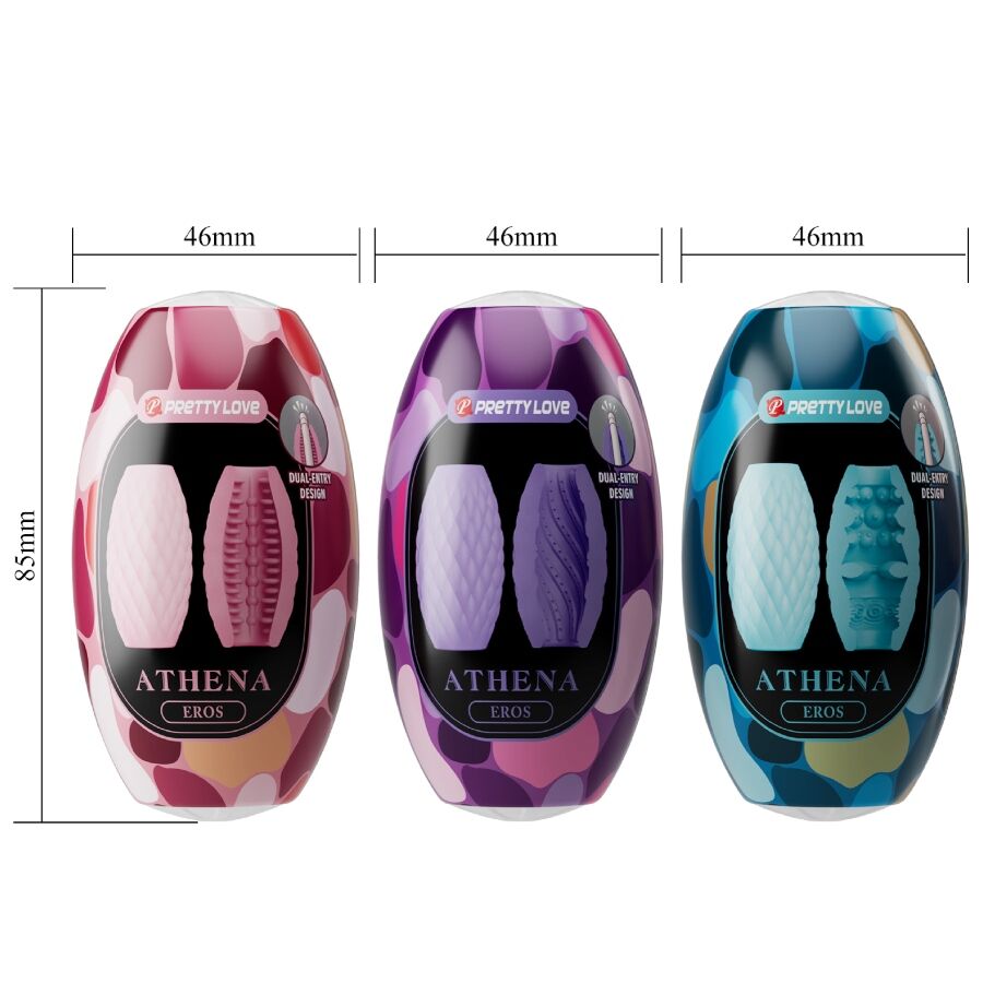 PRETTY LOVE ATHENA EROS PACK 15 MASTURBATEURS MASCULINS DIVERS