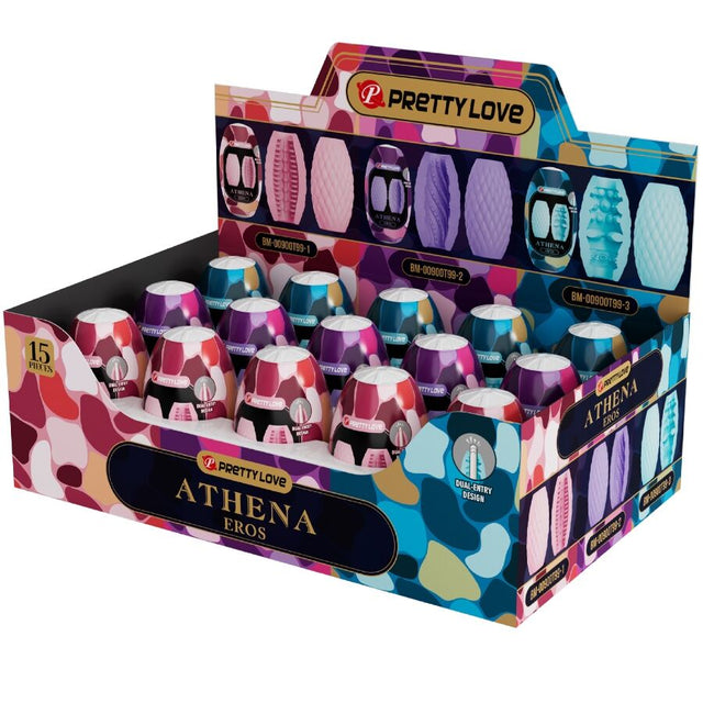 PRETTY LOVE ATHENA EROS PACK 15 MASTURBATEURS MASCULINS DIVERS