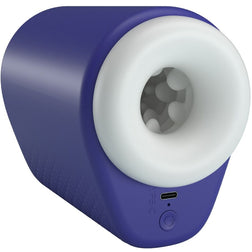 Profil du masturbateur vibrant violet avec bouton de commande unique