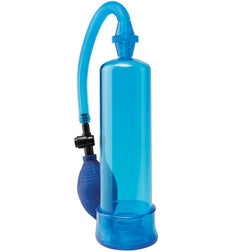 Pompe pénis modèle Power Pump en ABS transparent pour le plaisir intime.