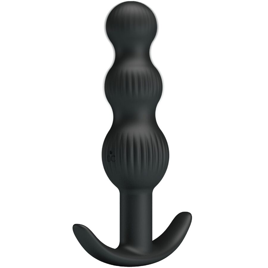 PRETTY LOVE VIBRATEUR ANAL SIDNEY 10 VIBRATIONS NOIR