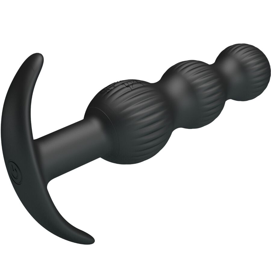 PRETTY LOVE VIBRATEUR ANAL SIDNEY 10 VIBRATIONS NOIR