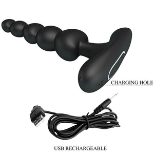 PRETTY LOVE VIBRATEUR ANAL CORBAN 10 VIBRATIONS NOIR
