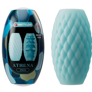 PRETTY LOVE MASTURBATEUR POUR HOMME EN SILICONE ATHENA EROS BLEU CIEL