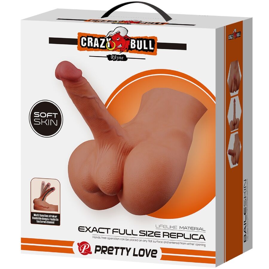 CRAZY BULL MASTURBATEUR NATUREL REALISTE RHYNE BACK