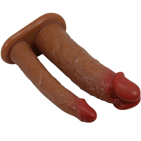 Kit harnais slip masculin double gode — en situation