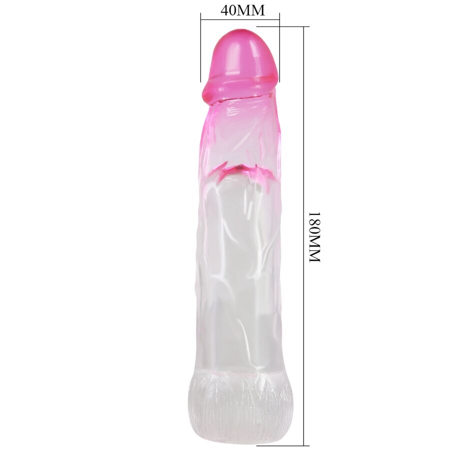 PRETTY LOVE GAINE D AGRANDISSEMENT REALISTE NERON 6 CM POUR PENIS ROSE