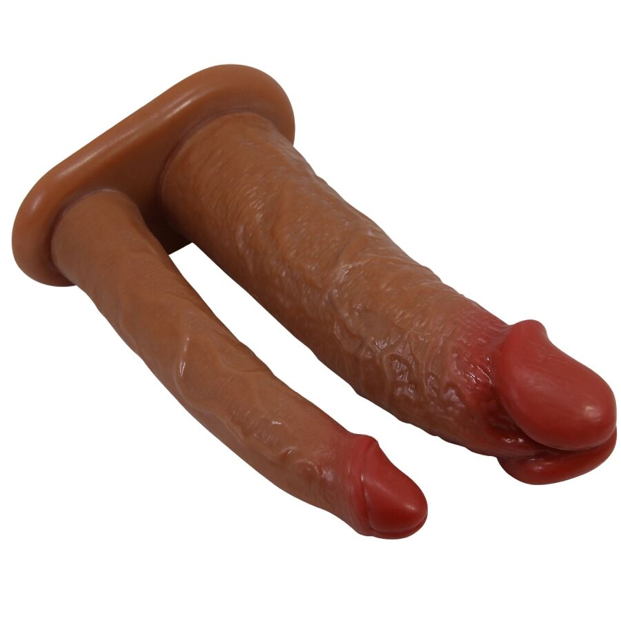 PRETTY LOVE MANCHON DOUBLE PENIS YAIRON AVEC EXTENSION DE 4 CM MULATRE