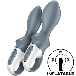 SATISFYER AIR PUMP BOOTY 1 VIBRATEUR GONFLABLE ANAL GRIS