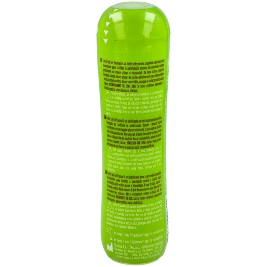 Lubrifiant aromatisé tropical 75 ml — emballage