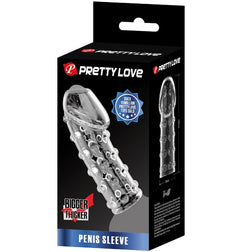 PRETTY LOVE MANCHON DE PENIS SERRE ET VOLUMISANT TRANSPARENT
