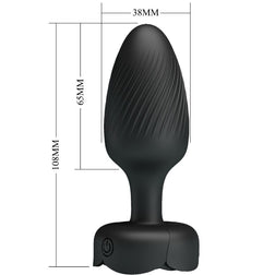 Plug vibrant LED multicolore 10,8 cm 10 modes — texture visible