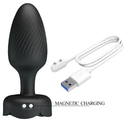 Plug vibrant LED multicolore 10,8 cm 10 modes — autre angle