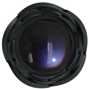 Plug vibrant LED 9,8 cm silicone noir — vue détaillée