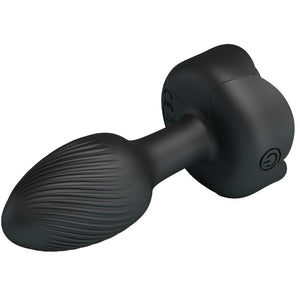 PRETTY LOVE PLUG ANAL OLMAN AVEC LUMIERE LED NOIR 88 CM