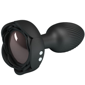 PRETTY LOVE PLUG ANAL OLMAN AVEC LUMIERE LED NOIR 88 CM